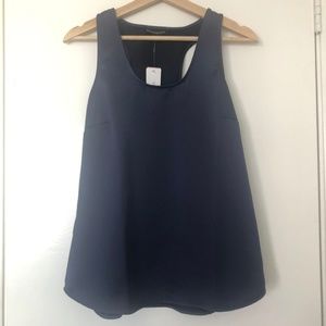 NWT Banana Republic Navy Racerback Tank Petite